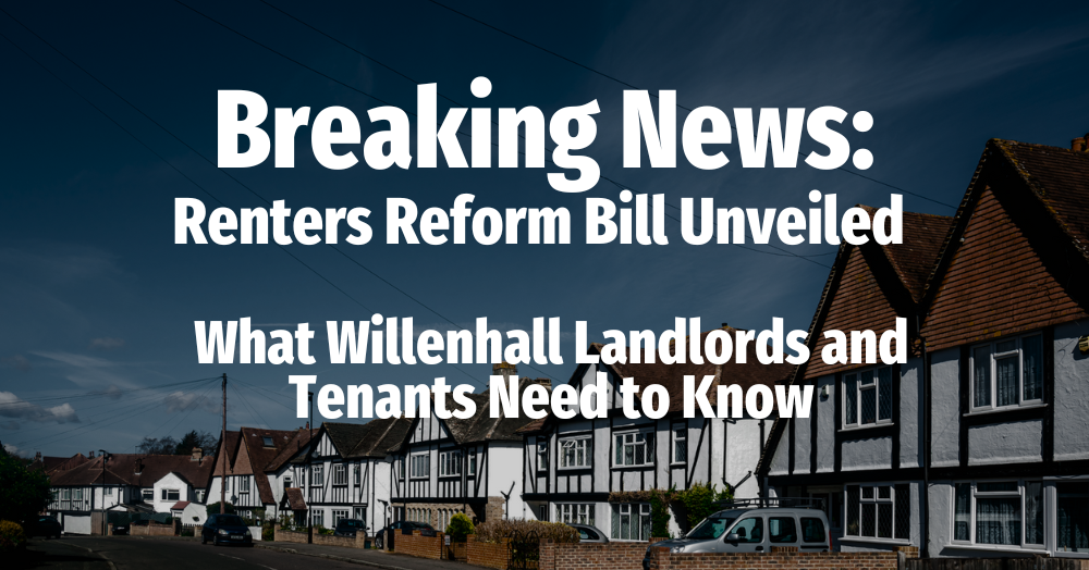 Breaking News : Renters Reform Bill Unveiled
